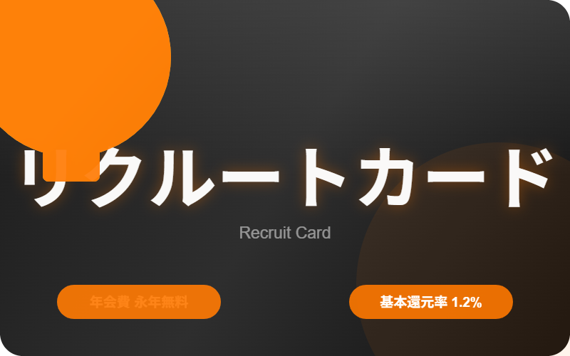 リクルートカードのイメージ画像